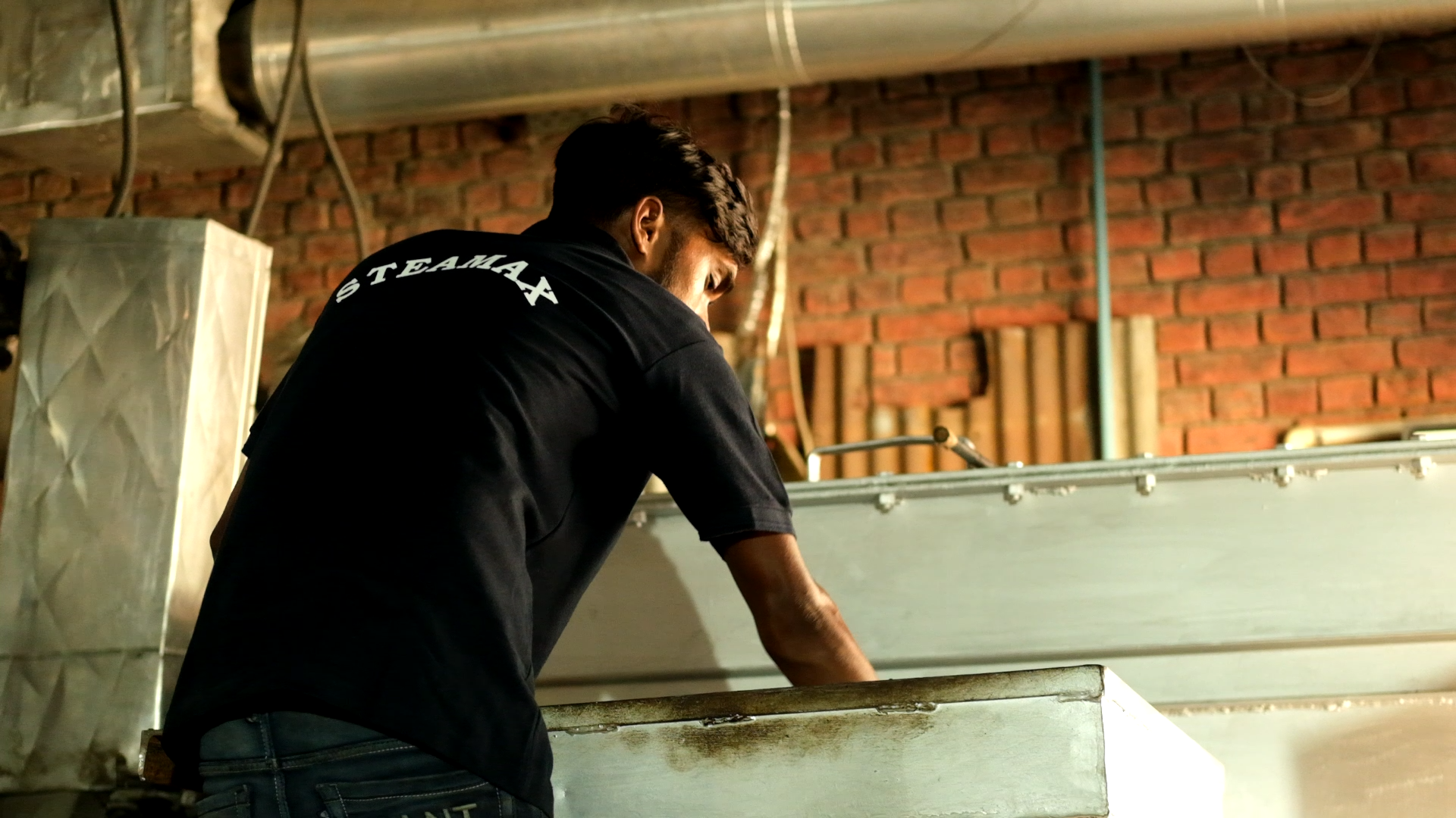 Employees working in steamax for biomass solutions